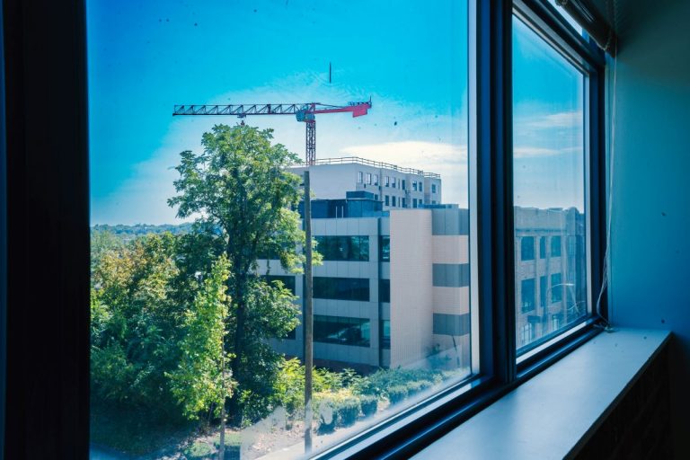 View from a Pittsburgh Security Company Office of Pittsburgh Business District