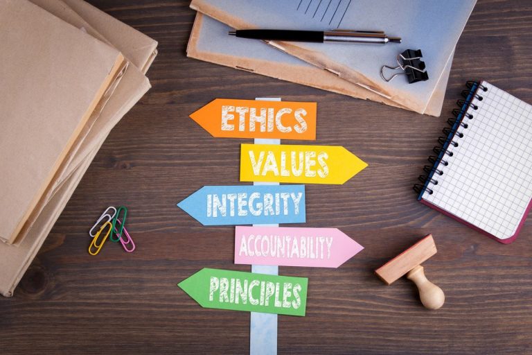 Ethics, Values, Integrity, Accountability, and Principles