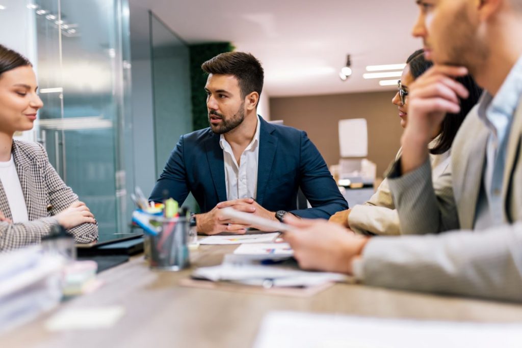 Security consultant working with company executives to devise a security assessment framework