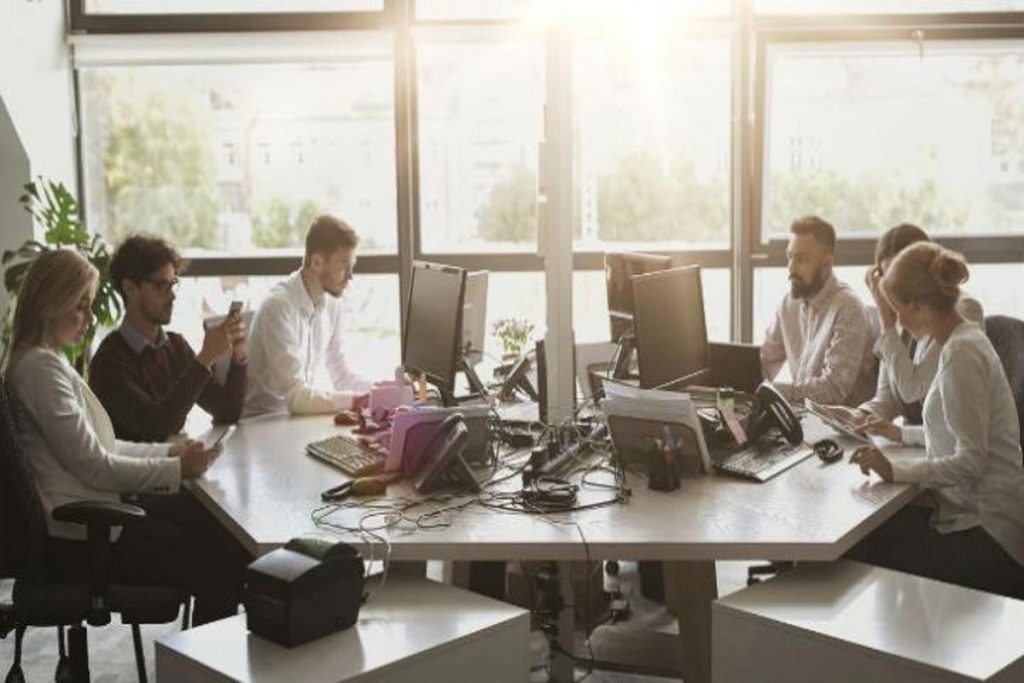 Leaders discussing an Insider Threat Security Program